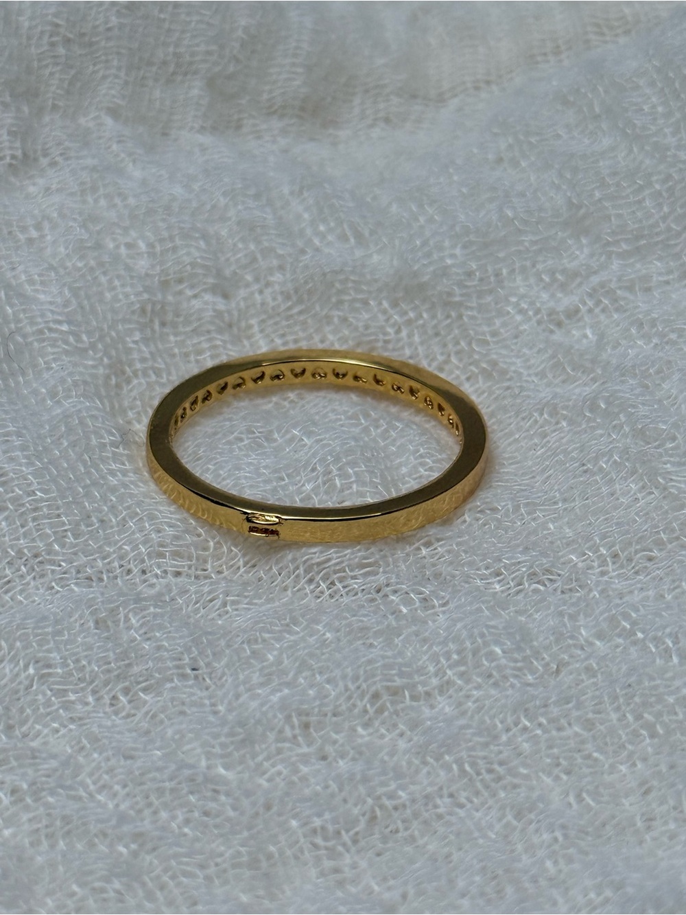 Classic Gold Tone Slim Stackable Ring - Women Jewelry